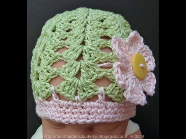 WATCH How To Crochet SPRING-SUMMER Hat For 3+ Months Old - EASY & FAST