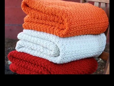 Chevron crochet blanket for beginners