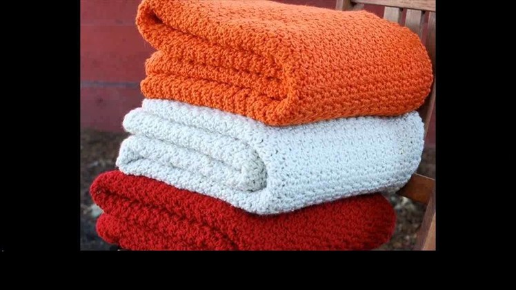 Chevron crochet blanket for beginners