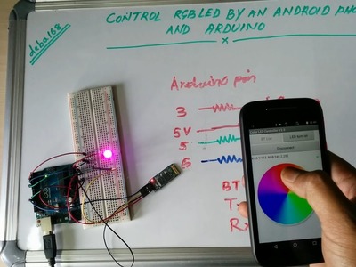 CONTROL RGB LED BY ARDUINO AND YOUR SMART PHONE
