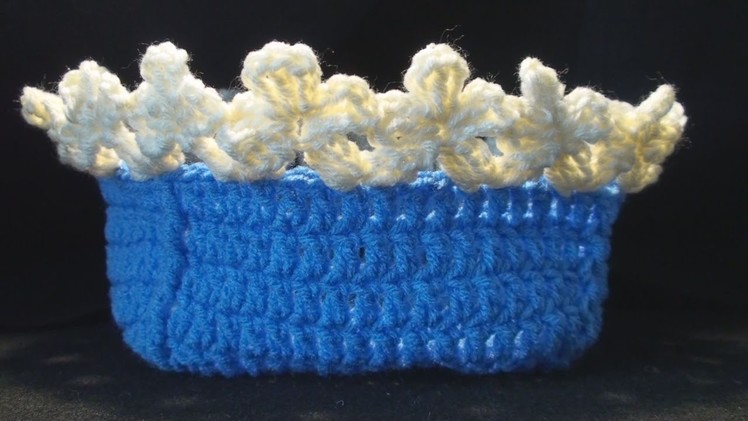 Crochet Geek - How to make a Crochet Flower Edging Crochet Geek