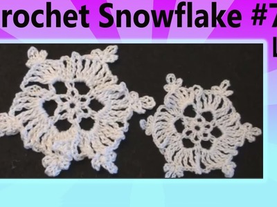 Crochet SnowFlake Christmas - Left Hand Crochet Geek