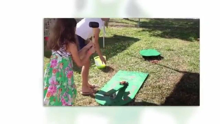 DIY Carnival Game -- Leap Frog Carnival Game