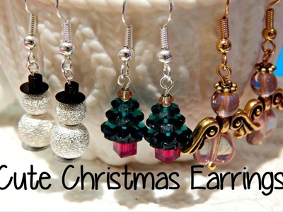 DIY Easy, Cute Christmas Earrings ¦ The Corner of Craft