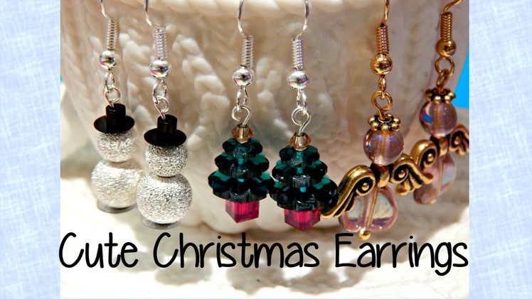 DIY Easy, Cute Christmas Earrings ¦ The Corner of Craft