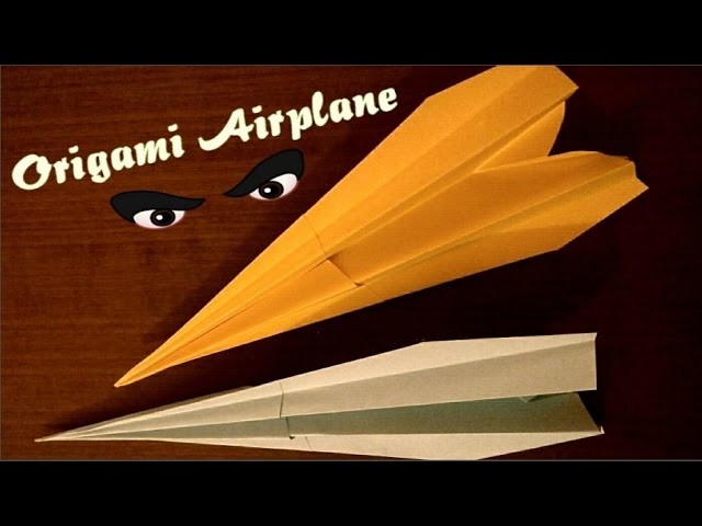 DIY Simple Origami Airplane - Step by step - Instructions