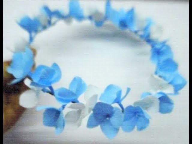 DIY Tiara. Crown of paper Flower