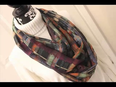 * EASY Infinity Fabric scarf MINUTES to make
