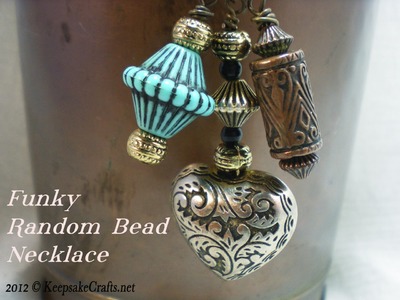 Funky Bead Dangle Necklace Video Tutorial