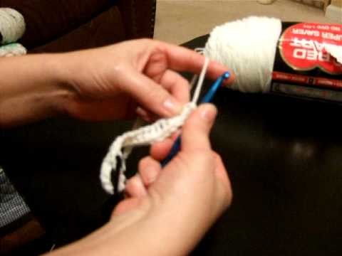 Grandma's Crocheted Pot Holder Demo 1of 2