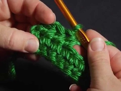 How to Crochet Left-Handed: Half Double Crochet (hdc)
