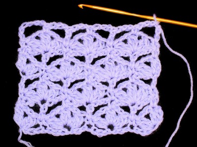 How To Crochet Scalloped Lace. Episode #16