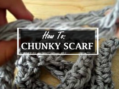 How to: Easily Crochet a Chunky Circle Scarf