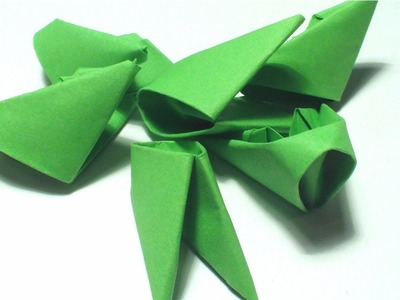 How to fold 3d origami pieces faster