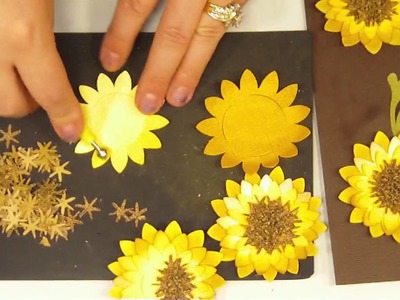 How to Make a 3D paper Sunflower.MP4