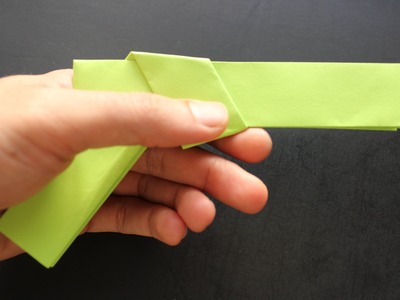 How to make a paper gun origami: instruction| Colt