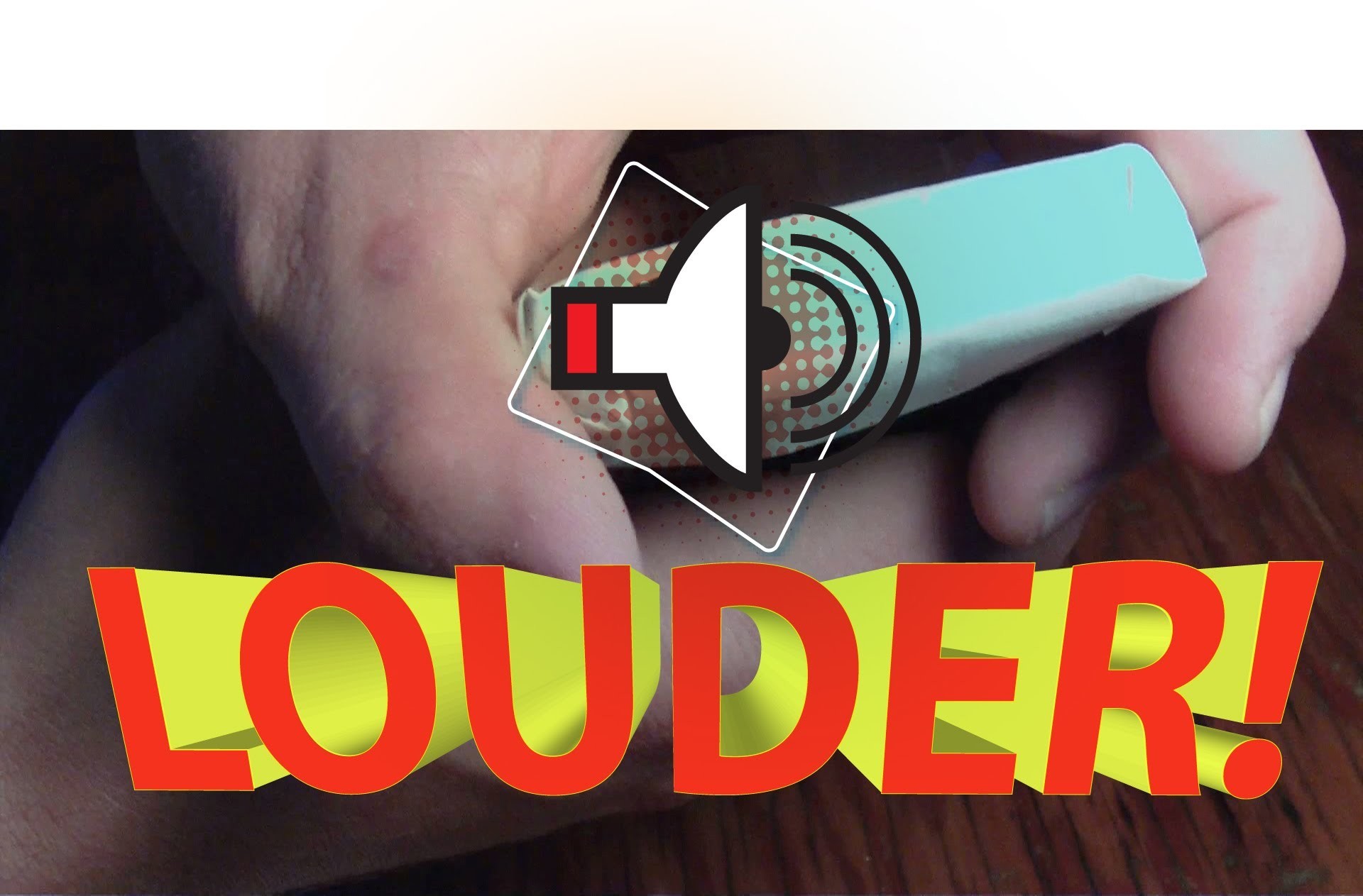 How to make any iPhone LOUDER for FREE!  Loudspeaker for any iPhone (DIY)