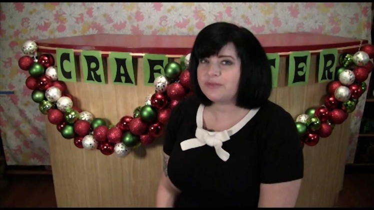 How to Make Holiday Ornament Garland