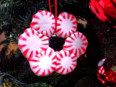 How to make Peppermint Candy Christmas Ornaments!