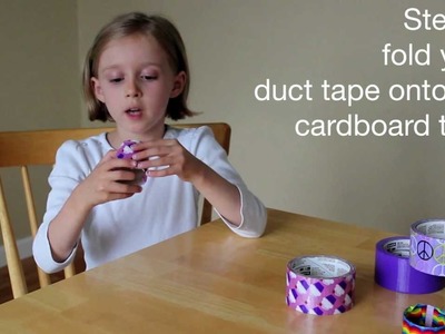 Kids in the Craft Room - Duct Tape Bracelets