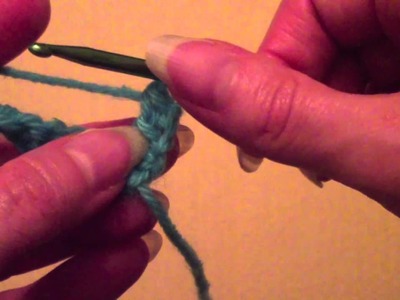 Linked or Looped Double Crochet Stitch