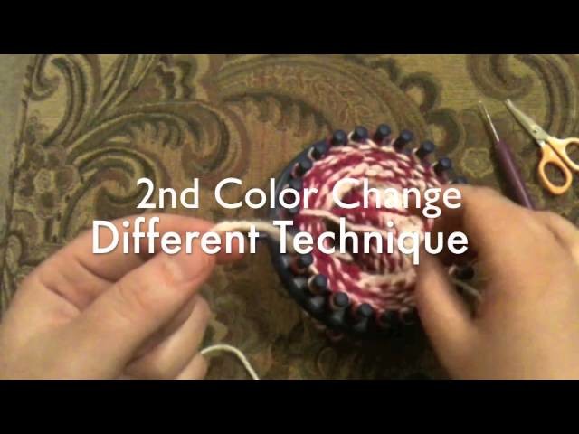 Loom Knit a Banded Beanie Hat Part 2 of 3