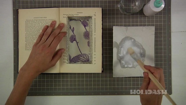 Make A Mother's Day Keepsake Holder Out Of A Book
