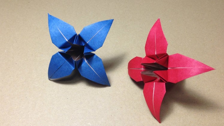 Origami Flower Instructions. Iris