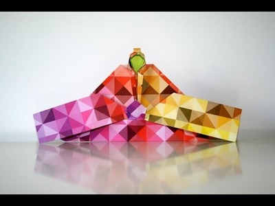 Origami tutorial - Empress by Momotani Yoshihide