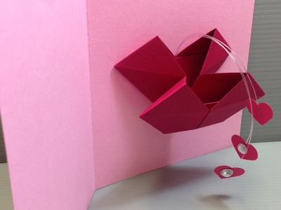 Origami Valentine Popping Heart Card - Make Your Own