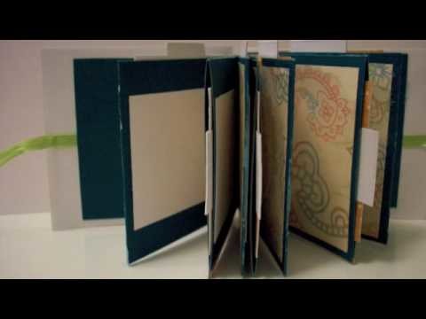 Recycled Hardcover Mini Pocket Scrapbook Album