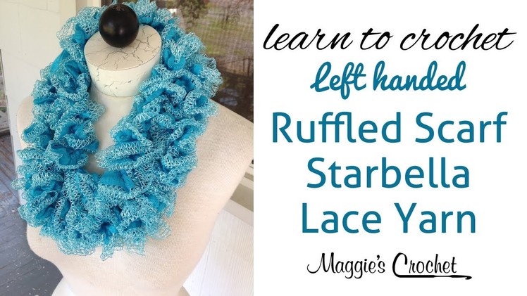Starbella Lace Ruffled Scarf Left Handed with Maggie Weldon