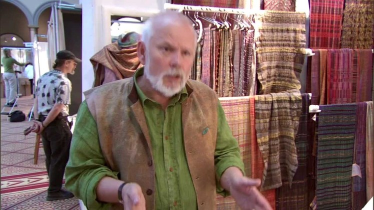 Weaver Randall Darwall talks about the handmade vs. industrialized weaving