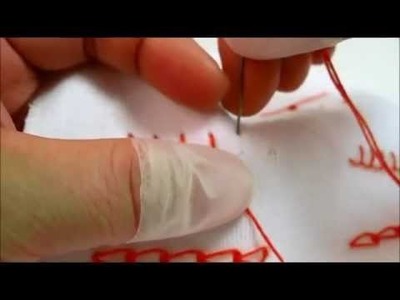 Aunty Lillian fashion hand embroidery- Basic Class- Blanket Stitch