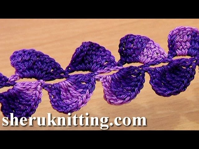 Crochet Ribbon Lace Tape Tutorial 25
