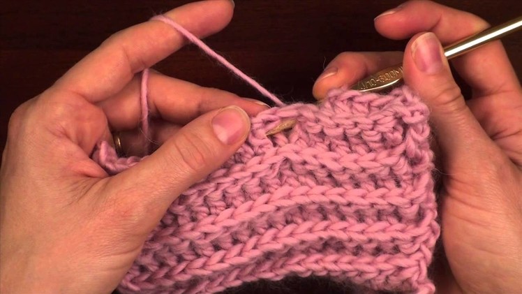 Crochet Stitch Variations: Back Post Half Double Crochet