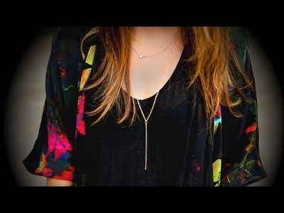 DIY Fashion | Y Chain Necklace | Designer DIY
