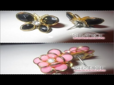 DIY: How to create your own stud earrings.