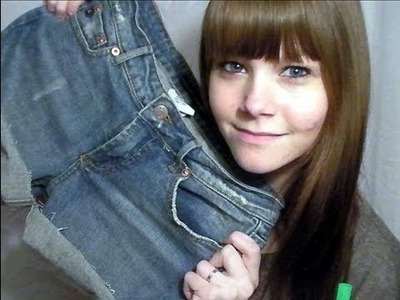 DIY: Turning Old Jeans into Denim Shorts