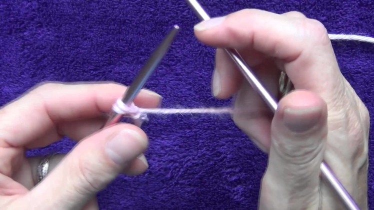 How to Knit - Casting on with 2 Needles