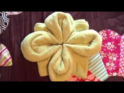 How to Make a Towel Flower