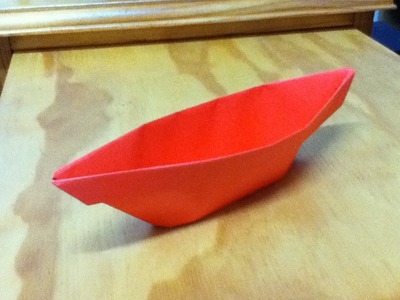 How to Make an Origami Canoe - Paper Canoe - Step by Step Instructions - Simple and Easy Folds - DIY
