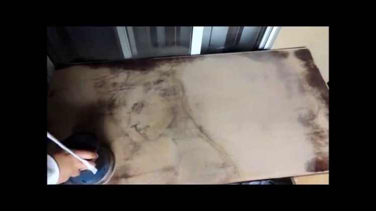 How to sand a table