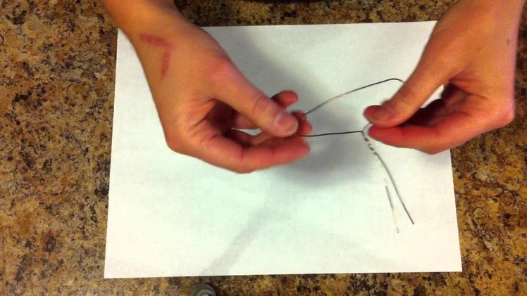 Mini Hangers made from wire