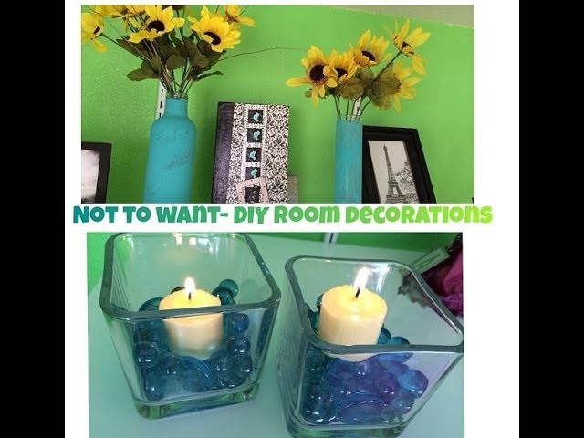 Not to want- DIY bedroom decorations