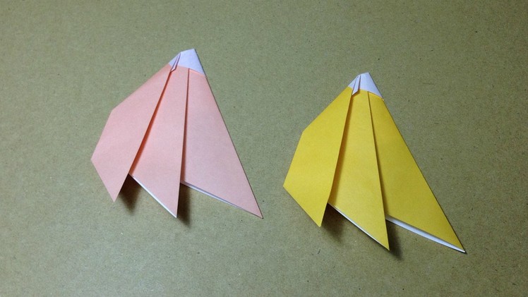 Origami Banana Instructions . Easy for Children