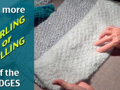 Prevent Knit from Curling or Rolling