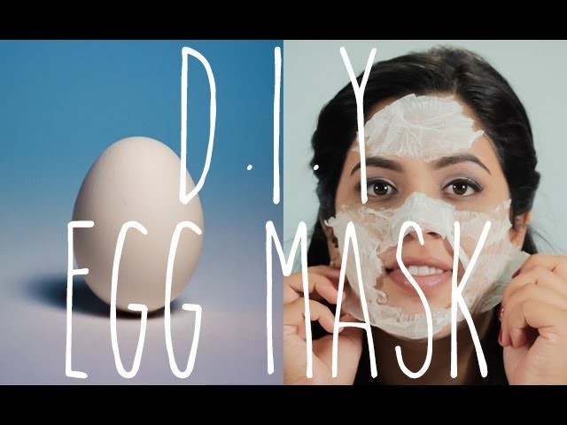 QUICK DIY: Egg Facial Mask, Acne & Black Head Removal