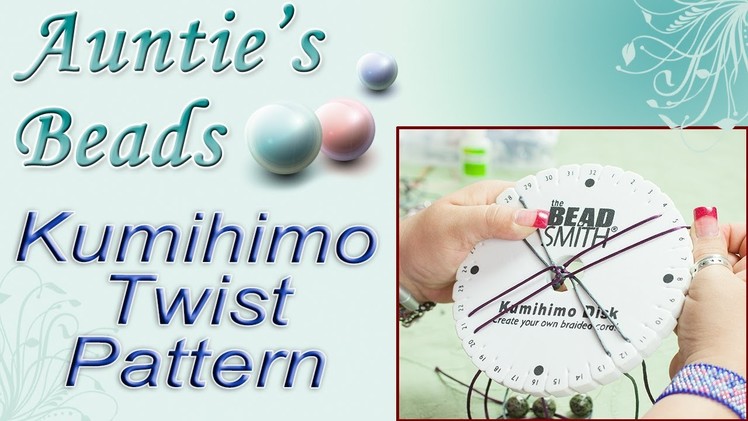 Simple Twist Pattern - Kumihimo Episode 1