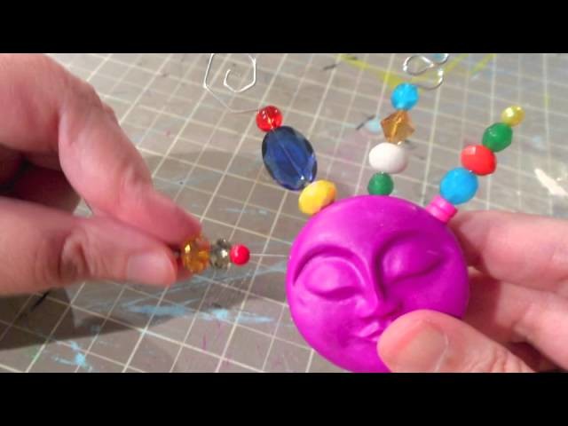 Studio Art Head: Whimsy Polymer Clay Bead Head Tutorial